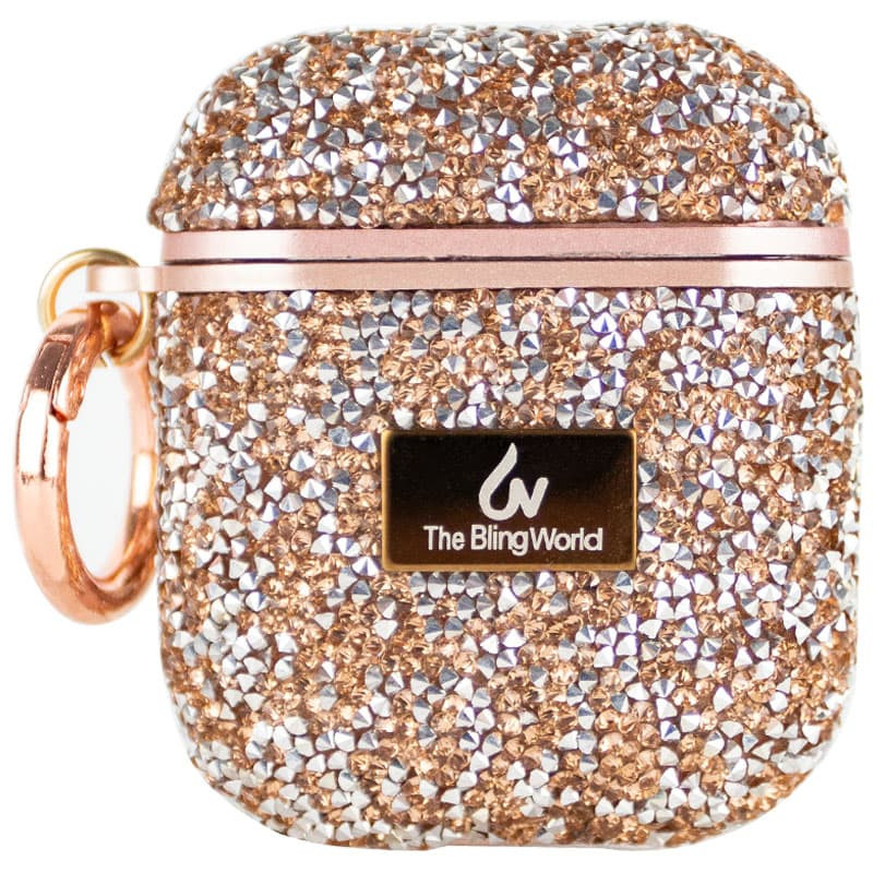 TPU чохол Bling World Rock Diamond для навушників AirPods 1/2 на малюнкі №1