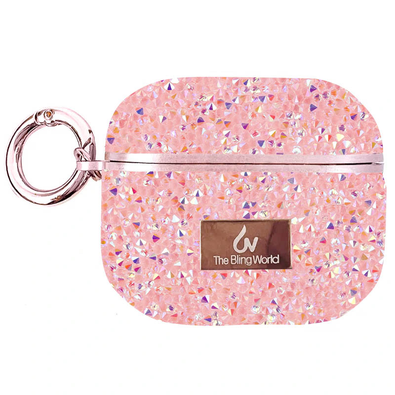 TPU чехол Bling World Rock Diamond для наушников AirPods 3 на картинке №1