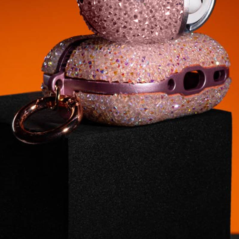 TPU чехол Bling World Rock Diamond для наушников AirPods 3 на картинке №3