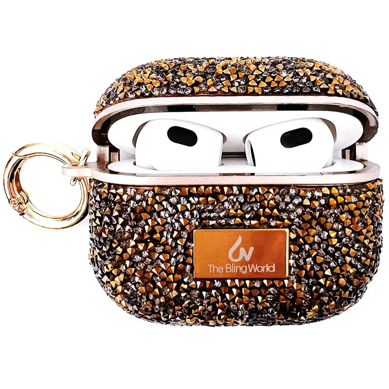 TPU чехол Bling World Rock Diamond для наушников AirPods Pro / Airpods Pro 2 Фото 2 TPU чехол Bling World Rock Diamond для наушников AirPods Pro / Airpods Pro 2 на картинке №2