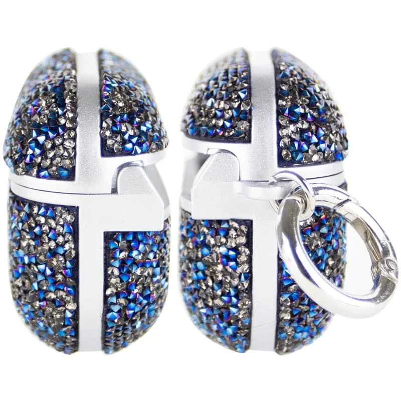 TPU чехол Bling World Rock Diamond для наушников AirPods Pro / Airpods Pro 2, Синий 2, TPU, купить оптом с доставкой