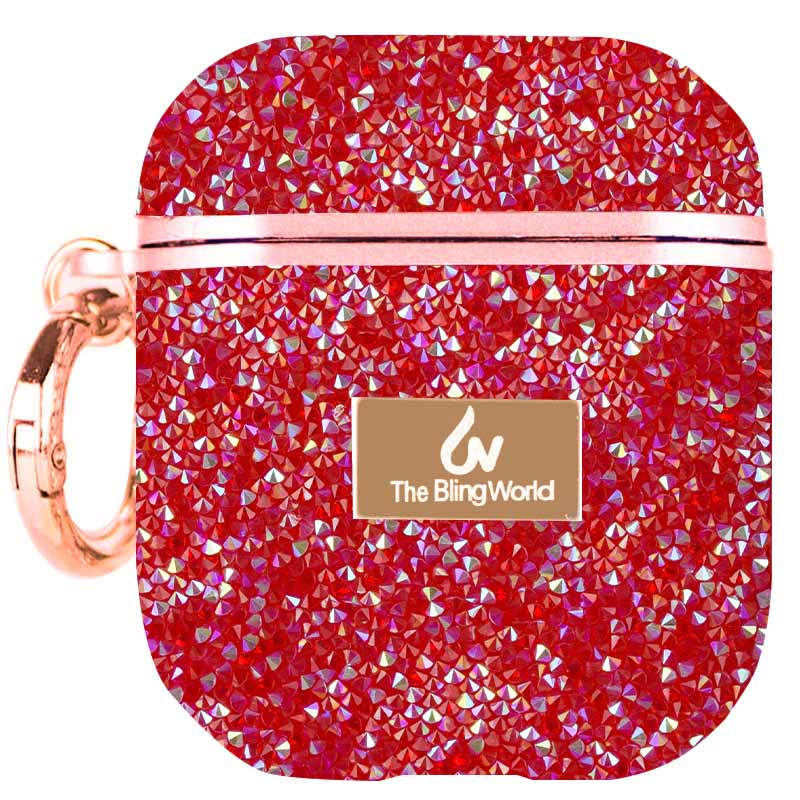 TPU чохол Bling World Rock Diamond для навушників AirPods 1/2 на малюнкі №1