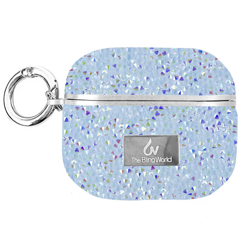 TPU чехол Bling World Rock Diamond для наушников AirPods 4 на картинке №1