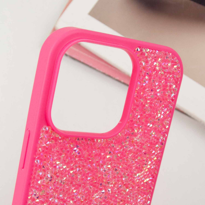 Сверкающий чехол со стразами Bling World Rock Diamond для Apple iPhone 16 Pro Max (6.9) |TPU| на картинке №5