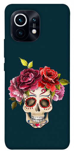 Чехол itsPrint Flower skull для Xiaomi Mi 11