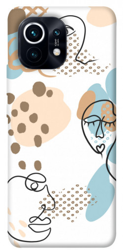 Чехол itsPrint Face pattern для Xiaomi Mi 11