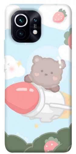 Чехол itsPrint Мишка на ракете для Xiaomi Mi 11