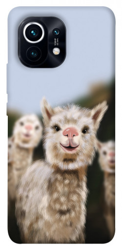 Чехол itsPrint Funny llamas для Xiaomi Mi 11