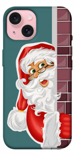 Чехол itsPrint Hello Santa для Apple iPhone 15 (6.1")