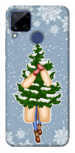 Чехол itsPrint Christmas tree для Realme C15