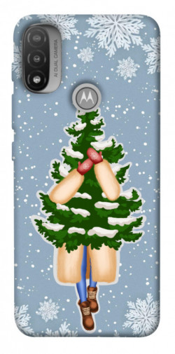 Чехол itsPrint Christmas tree для Motorola Moto E20