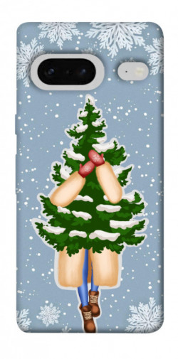Чехол itsPrint Christmas tree для Google Pixel 7