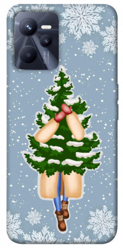 Чехол itsPrint Christmas tree для Realme C35