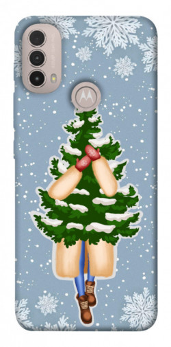 Чехол itsPrint Christmas tree для Motorola Moto E40