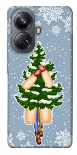 Чехол itsPrint Christmas tree для Realme 10 Pro+