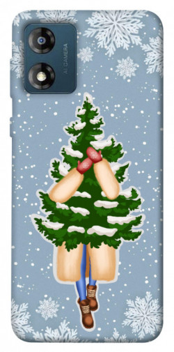 Чехол itsPrint Christmas tree для Motorola Moto E13