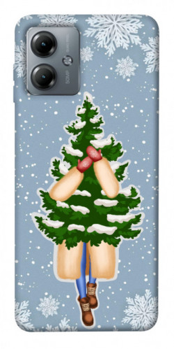 Чехол itsPrint Christmas tree для Motorola Moto G14