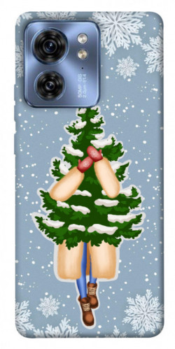Чехол itsPrint Christmas tree для Motorola Edge 40