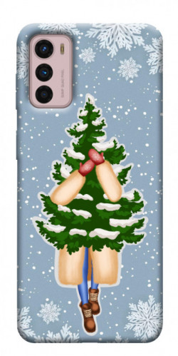 Чехол itsPrint Christmas tree для Motorola Moto G42