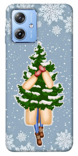 Чехол itsPrint Christmas tree для Motorola Moto G84