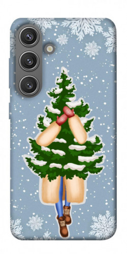 Чехол itsPrint Christmas tree для Samsung Galaxy S24