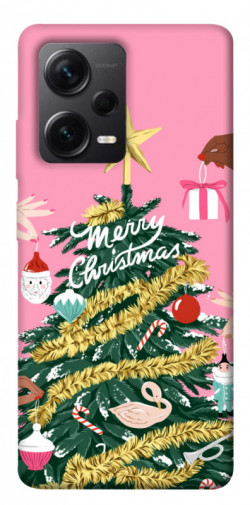 Чехол itsPrint Праздничная елка для Xiaomi Redmi Note 12 Pro+ 5G
