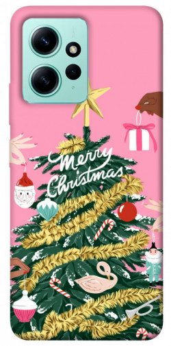 Чехол itsPrint Праздничная елка для Xiaomi Redmi Note 12 4G