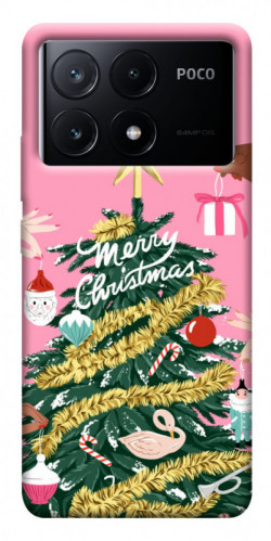 Чехол itsPrint Праздничная елка для Xiaomi Poco X6