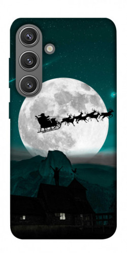Чехол itsPrint Санта на санях для Samsung Galaxy S24