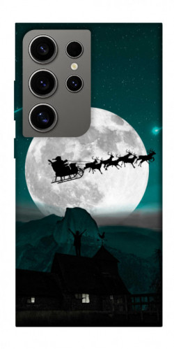 Чехол itsPrint Санта на санях для Samsung Galaxy S24 Ultra