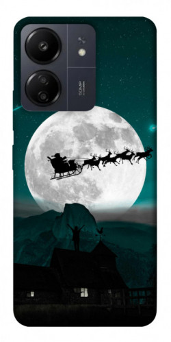 Чехол itsPrint Санта на санях для Xiaomi Redmi 13C