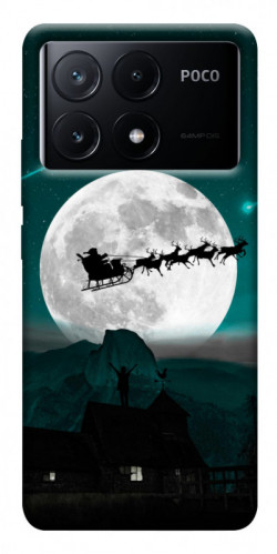 Чехол itsPrint Санта на санях для Xiaomi Poco X6