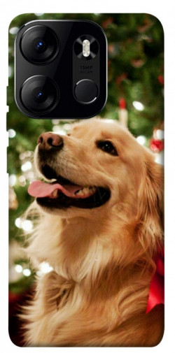 Чехол itsPrint New year dog для Tecno Spark Go 2023
