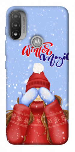 Чехол itsPrint Девочка в перчатках для Motorola Moto E20
