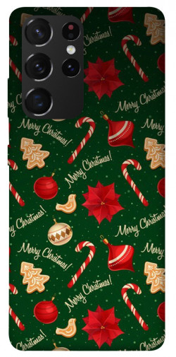 Чохол itsPrint Merry Christmas для Samsung Galaxy S21 Ultra