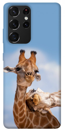 Чехол itsPrint Милые жирафы для Samsung Galaxy S21 Ultra
