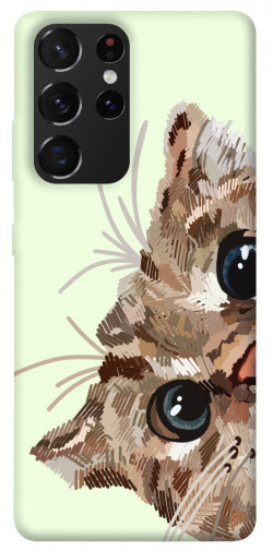 Чехол itsPrint Cat muzzle для Samsung Galaxy S21 Ultra