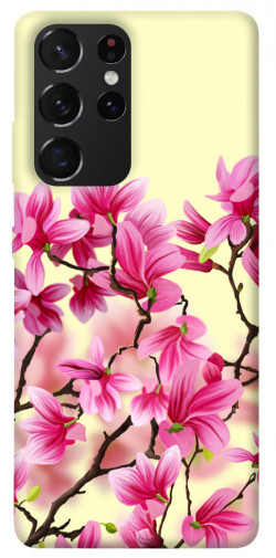 Чехол itsPrint Цветы сакуры для Samsung Galaxy S21 Ultra
