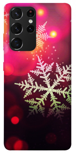 Чехол itsPrint Снежинки для Samsung Galaxy S21 Ultra