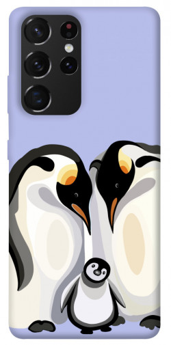 Чехол itsPrint Penguin family для Samsung Galaxy S21 Ultra