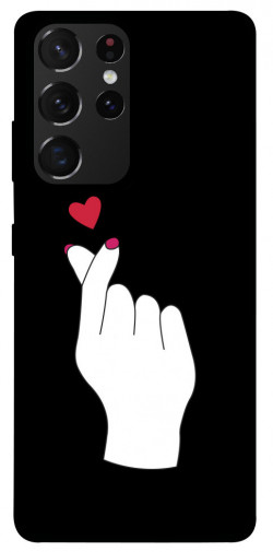Чехол itsPrint Сердце в руке для Samsung Galaxy S21 Ultra