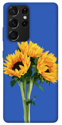 Чехол itsPrint Bouquet of sunflowers для Samsung Galaxy S21 Ultra