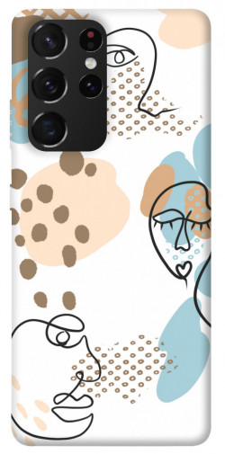 Чехол itsPrint Face pattern для Samsung Galaxy S21 Ultra