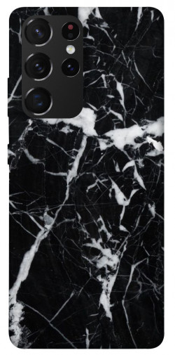 Чехол itsPrint Черный мрамор 4 для Samsung Galaxy S21 Ultra