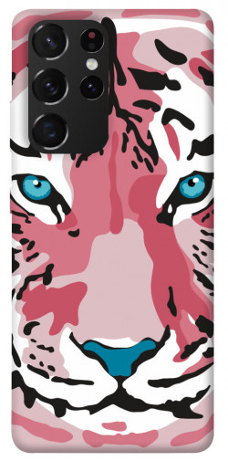 Чохол itsPrint Pink tiger для Samsung Galaxy S21 Ultra