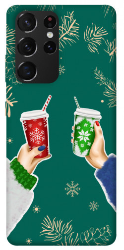 Чехол itsPrint Winter drinks для Samsung Galaxy S21 Ultra