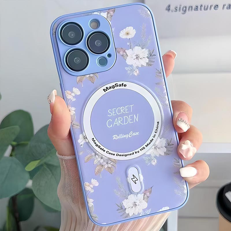 Чехол Secret Garden with MagSafe для Apple iPhone 12 Pro (6.1) | Fashion Case на картинке №2