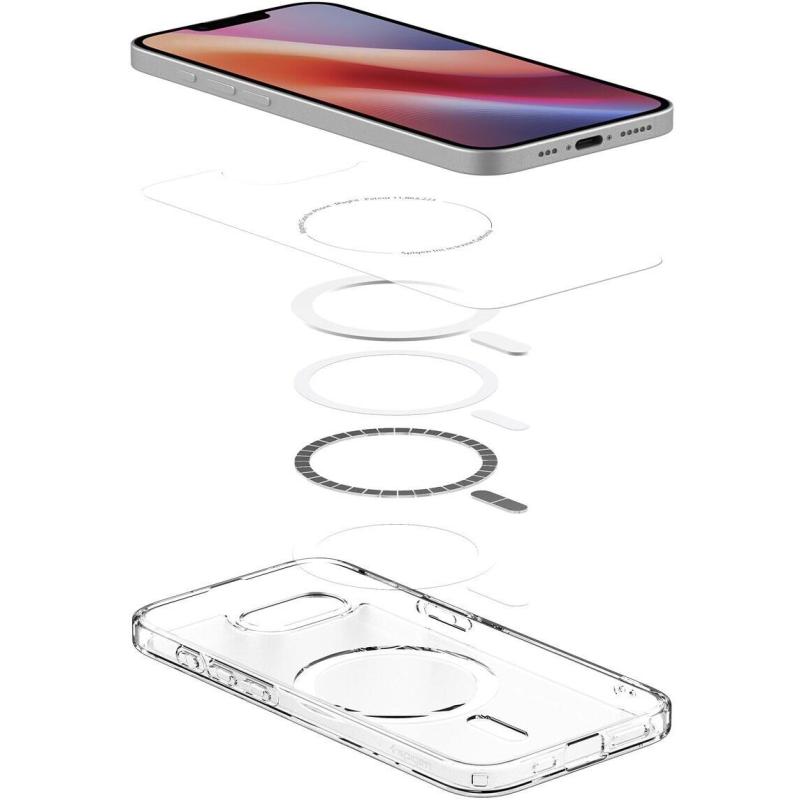 Чехол SGP Ultra Hybrid (MagFit) для Apple iPhone 16e (6.1) на картинке №6