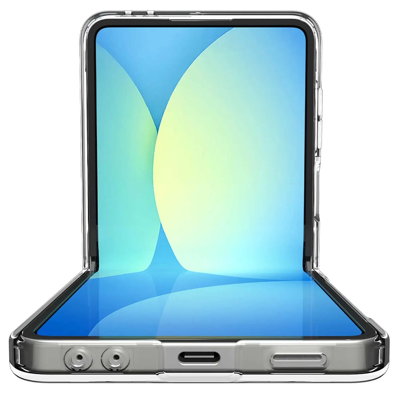 Чохол SGP Ultra Hybrid (MagFit) для Samsung Galaxy Z Flip7, Прозорий 2, TPU, купити оптом з доставкою