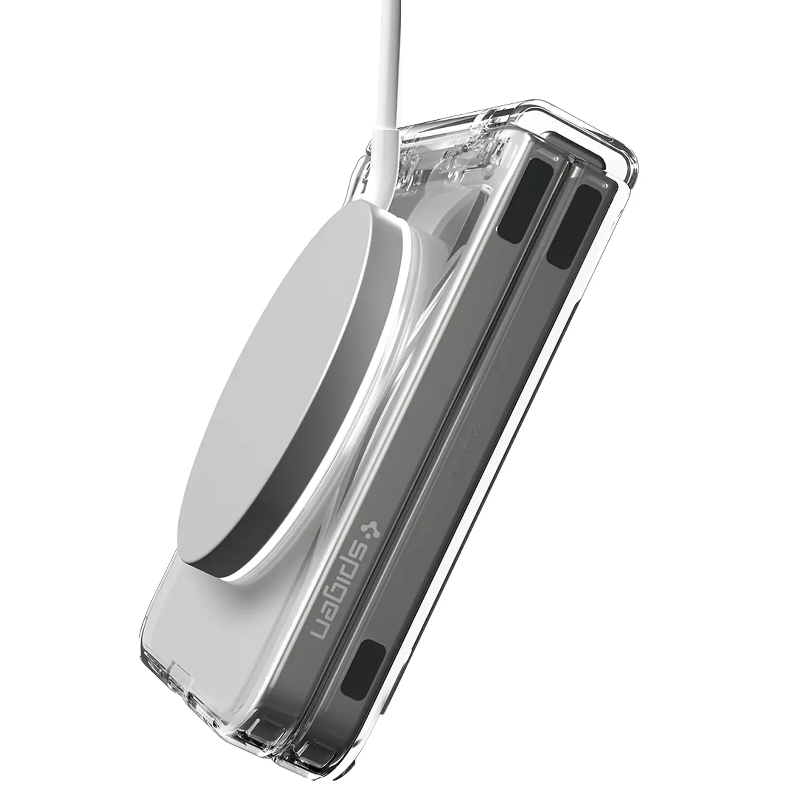 Чохол SGP Ultra Hybrid (MagFit) для Samsung Galaxy Z Flip7, Прозорий 3, TPU, купити оптом з доставкою